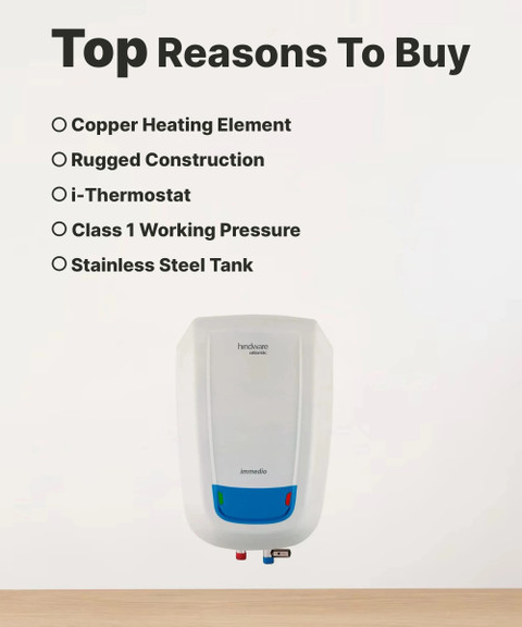 Hindware Unique Smart Geyser Hindware Smart Appliances Immedio