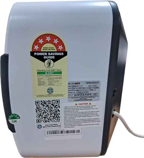 BLOWHOT Instant Electric Litre Storage Water Heater Auto CUT