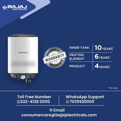 BAJAJ Shield Series Popular Plus 10L 10 L Storage Water Geyser - Main Image
