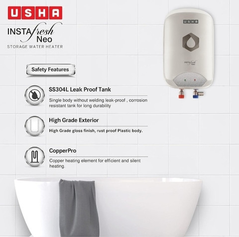 USHA Insta fresh neo L Instant Water Geyser Price in India Buy