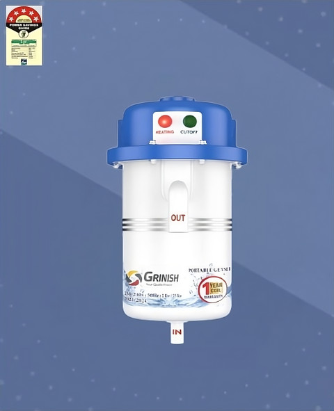 GRINISH L Instant Water Geyser,Instant Water Heater,Gijar Hot Water  Electric L Instant Water Geyser