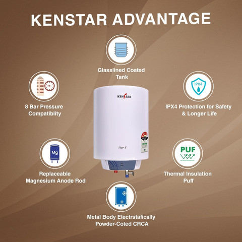 Kenstar Star F 10L Water Heater 10 L Storage Water Geyser Price in