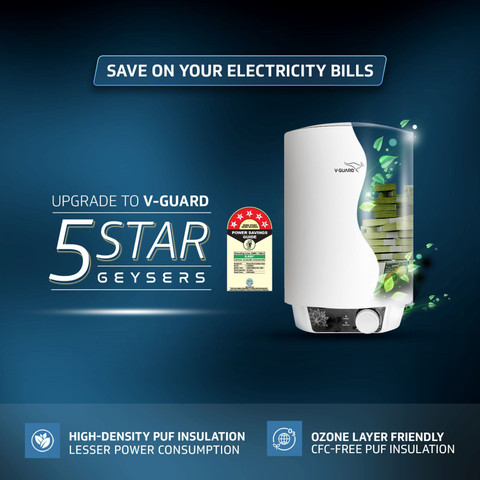 V-Guard Zio 15 L Storage Water Geyser