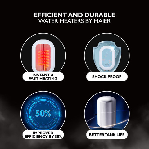 Haier ES 3V C1 3-Litre Vertical Spa Water Heater 3 L Instant Water
