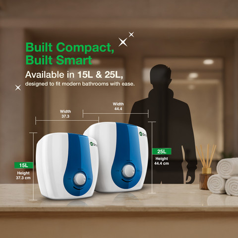 AO Smith SDS-GREEN-015 15 L Storage Water Geyser 2kW Vertical