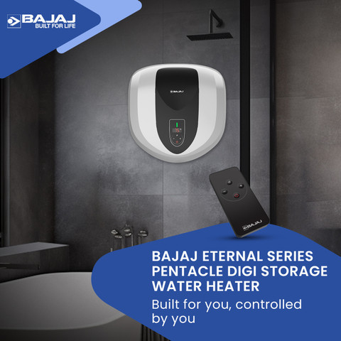 BAJAJ Eternal Series Pentacle Digi 25L 25 L Storage Water Geyser