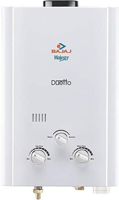Bajaj Majesty Duetto Gas Water Heater Bajaj Ka Gijar Bajaj Litre
