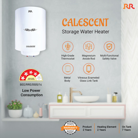 Vs Storage Geyser Less Power Consumption Geyser Heating Element Rr