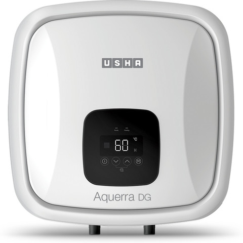 USHA AQUERRA DG 25L 25 L Storage Water Geyser Star BEE Energy Rating  Glassline Coated Tank