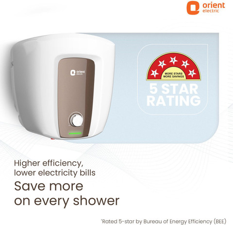 Orient Electric SWCN25VPG8K2-WB 25 L Storage Water Geyser Star