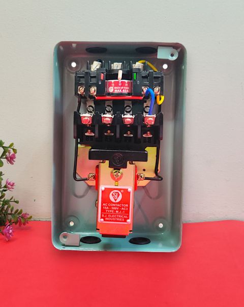 S J DOL Starter MJ+ 6-10A 3 Phase 5 HP - Image 6