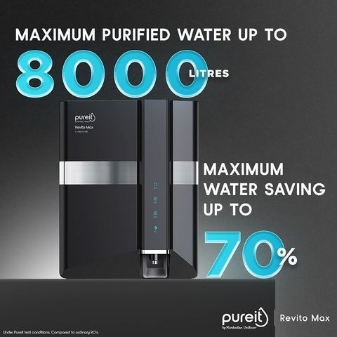 Pureit REVITO MAX 9 L RO + In-tank UV + Minerals Water Purifier