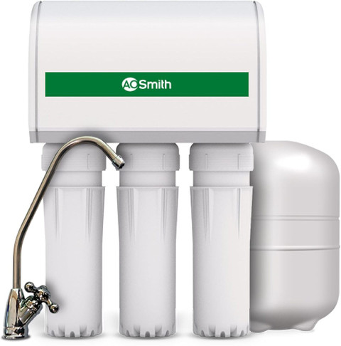 AO Smith X5+ Neo L RO Copper Water Purifier 100% RO Min-Tech  (Mineraliser Technology)|6-Stages of Purification| Under the Sink  placement| - Main Image