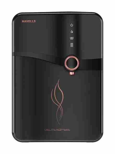 HAVELLS Delite Kop'ere 6.5L RO+UV Water Purifier, Black - Image 2