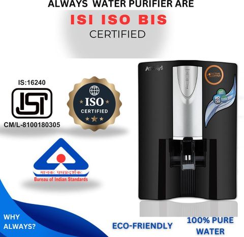 Always Misty Active Copper 10 L RO + UV + UF + Copper + Alkaline +