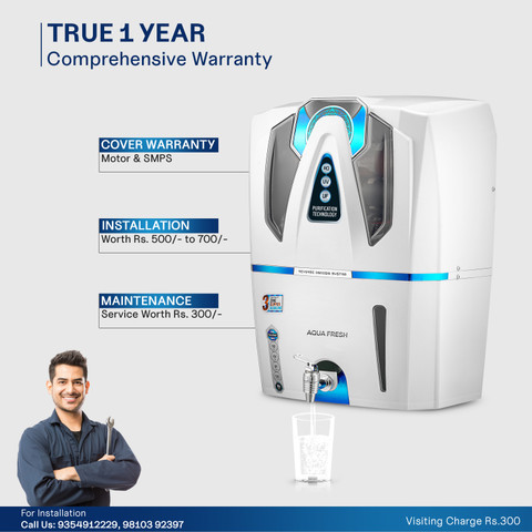 Aqua Fresh AquaX Sage 15 L RO + UV + UF + Copper + TDS Control