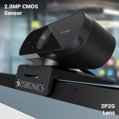 ZEBRONICS Zeb-Live PRO 1920 HD Webcam with Built-In Microphone