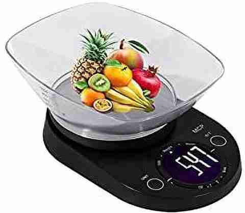 MCP Digital 5kg x 1g Kitchen Scale with Bowl Balance Multi-purpose - Main Image