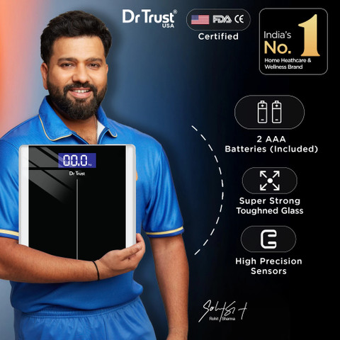 Dr Trust (USA) Model 513 Balance Personal Digital Electronic Body Weight  Machine For Human Body 180Kg Capacity Weighing Scale