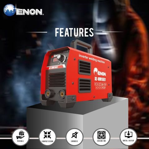 Enon 180A Welding Machine (IGBT) 8300W Power Welder, Hot Start