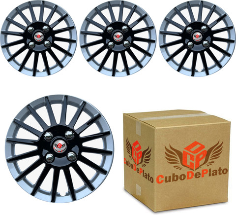 CuboDePlato MultiSpike car Wheel Cover for 14 Inch Fiat