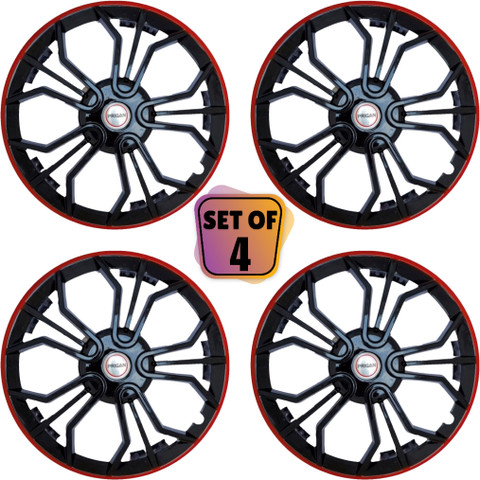 PRIGAN Figo Magic GT Black Red 14 INCH Wheel Cover For Ford Figo