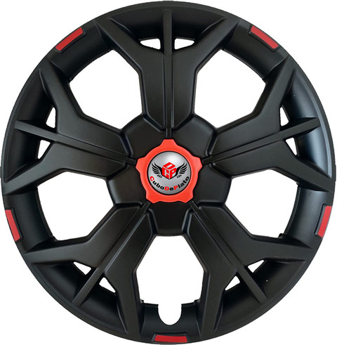 CuboDePlato Sharp Black Wheel Cover 14In Figo 2019 Wheel Cover For