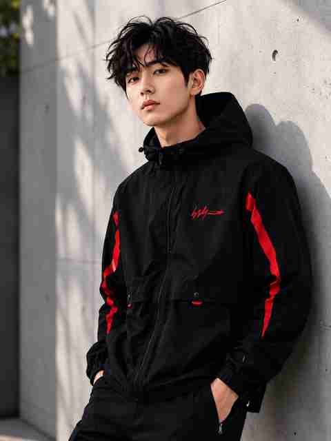 SSIA MENS CASUAL JACKET Striped Men Wind Cheater - Image 5