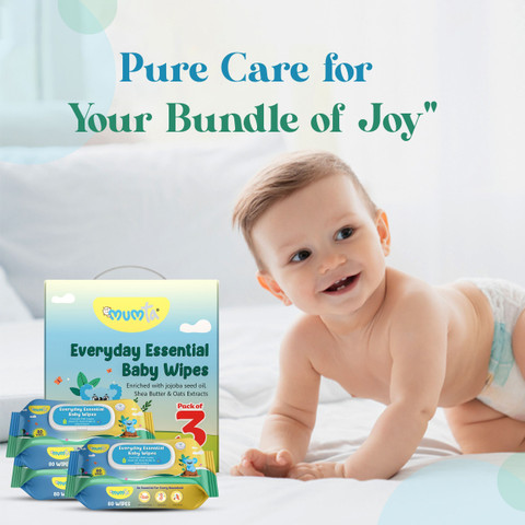 Soft Cleansing Baby Wipes Online Offers 4x PETITE&MARS Wet Wipes