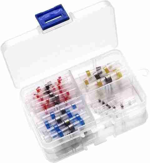 Connectwide 50pcs Solder Seal Wire Connectors, Multicolor - Image 2