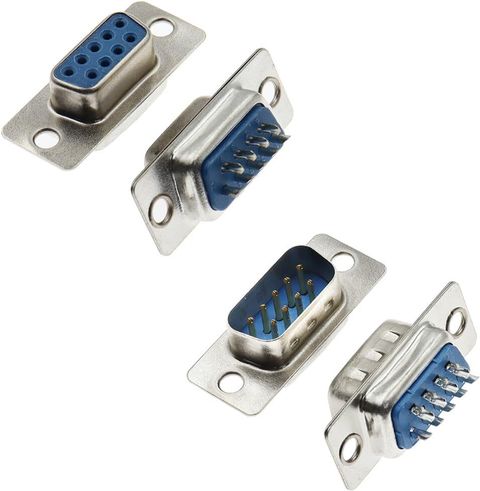 Db9 Type R TAAPSEE DB9 Male and Female D-Sub Solder Type Connector DB9 CONNECTOR ...