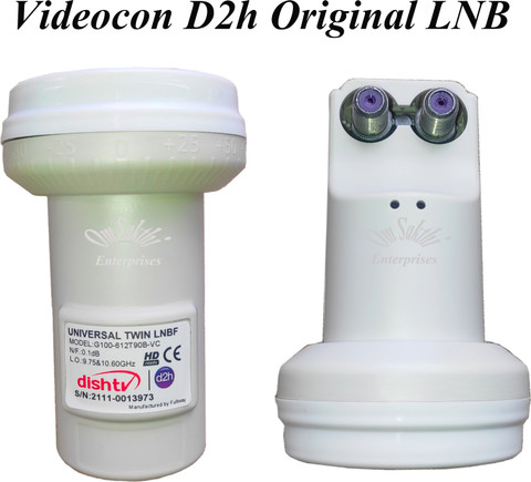 OM SAKTHI ENTERPRISES Videocon D2H Original Dual Port LNB Full