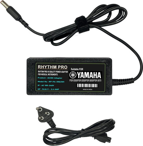 Rhythm Pro Adapter PA 300 Compatible for Yamaha Keyboard PSR-S500