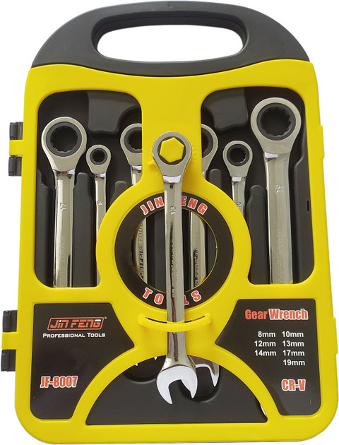 DUMDAAR 7PC Heavy duty Mirror doal Uses Ratchet set