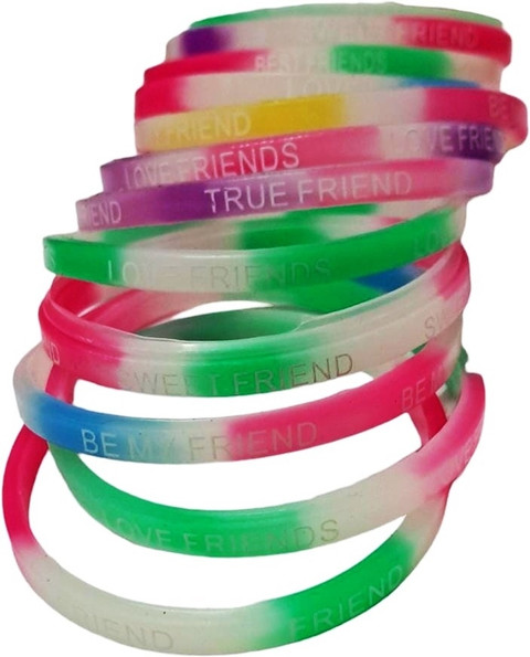 CRAZYGOL Boys Girls Wrist Band Best Friendship Day Wrist Bands