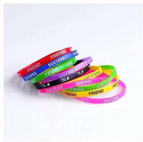 Tickles Silicone Friendship Band for Friendship Day, Free Size