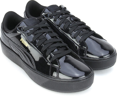 puma vikky platform patent black