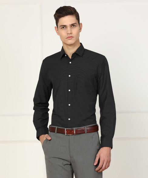 peter england black shirt price