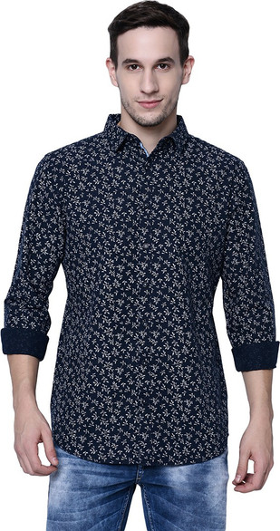 Blue Buddha Men Printed Casual Shirt 