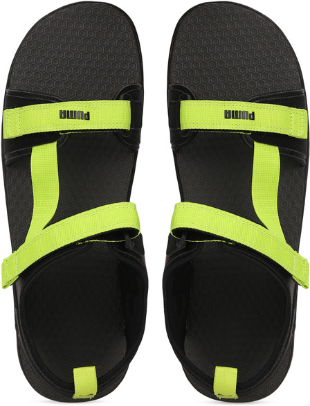Puma Hexa Idp Men Black Green Sports 