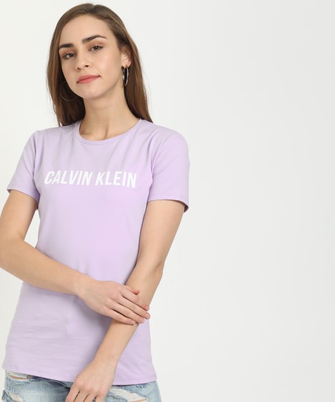 calvin klein purple top