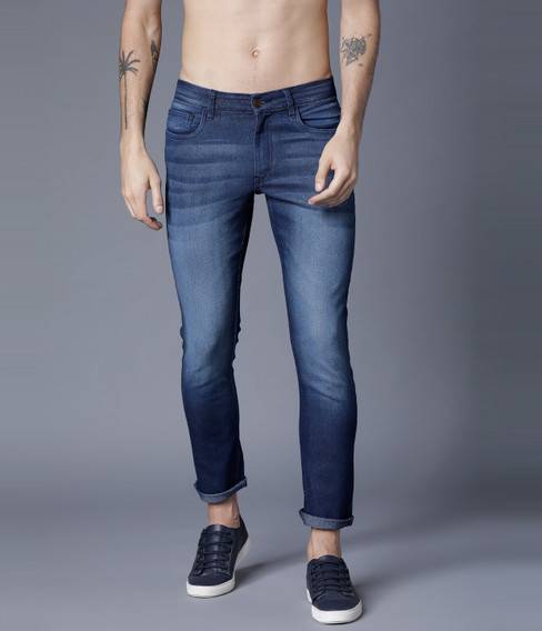 Highlander Regular Men Blue Jeans 