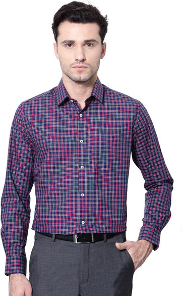 black paint and blue shirt