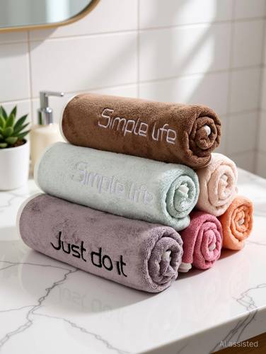 AKDC Microfiber, Cotton 400 GSM Bath, Beach, Face, Hair, Hand, Sport Towel Set