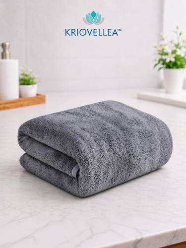 KRIOVELLEA Microfiber 500 GSM Bath, Beach, Sport Towel