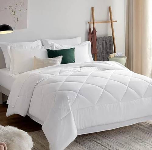 Uniqueent Solid, Striped Double AC Blanket for AC Room