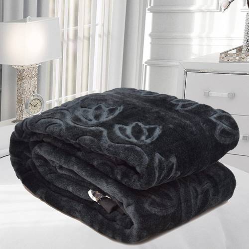 N Decor Floral Double Mink Blanket for Heavy Winter