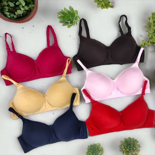 Quixy Pack of 6 Women Push-up Lightly Padded Bra