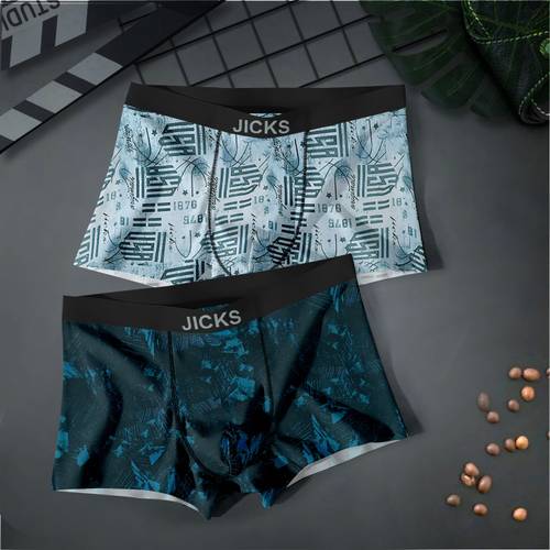 jicks Pack of 2 Printed Men Trunk