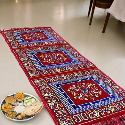 UNFOLD HAPPINESS 60 cm X 180 cm Velvet Area Rug